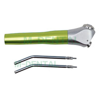 1 Set Dental Air Water Spray Triple 3 Way Syringe Handpiece + 2 Nozzles Tips Tubes for Dental Lab Blue/Green Available