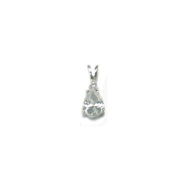 silver pendant set with 925 diamonds Artificial