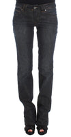 Jeans bootcut slim fit in cotone lavato blu Galliano - Taglia W29