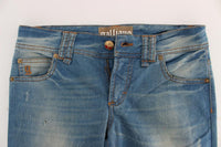 Jeans slim fit in misto cotone lavato blu Galliano - Taglia W30