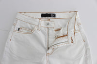 Jeans slim fit Cavalli in misto cotone bianco - Taglia W26