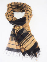 Original One of a Kind Handwoven Black and Gold Silk Shawl - Limited Edition