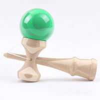 Professional Wooden Kendama Juggling Balls Outdoors Juggle Game Crack Bamboo PU Paint Ball Skillful Jumbo Kendama Toys for Kid