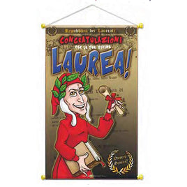 Poster 'Congratulazioni per la tua fantastica laurea!' - 50x30 cm