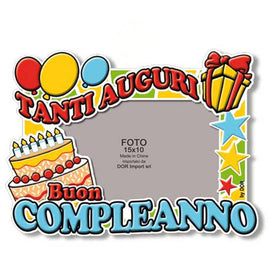 Photo Frame Tanti Auguri Buon Compleanno - Gift idea joke