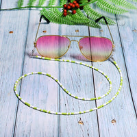 MOON GIRL Colorful Seed Beads Eyeglass Chains Street Stylish Brillenketten Girl Fashion Sunglasses Chain Eyewears Cord Holder