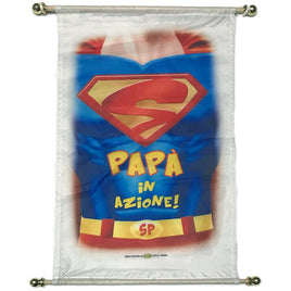 Poster 'Papà in azione' - 50x30 cm - Father's day gift idea