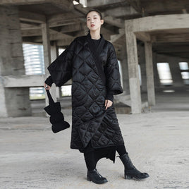 MARIGOLDSHADOWS - Original Satoko V-Collar Quilted Coat