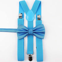 Nice Suspenders Bowtie Sets Mens Women Boys Girls Baby Kids Party Wedding Y-Back Shirt Braces Butterfly Belt Bow Tie Pants Jeans