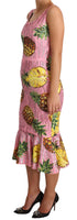 Abito midi rosa ananas SPECIAL PIECE - Dolce & Gabbana - IT40-S