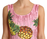 Abito midi rosa ananas SPECIAL PIECE - Dolce & Gabbana - IT40-S