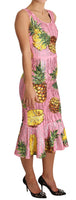 Abito midi rosa ananas SPECIAL PIECE - Dolce & Gabbana - IT40-S