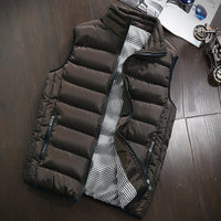 Vest Men New Stylish Autumn Vests Winter Warm Sleeveless Jacket Army Waistcoat Mens Vest Fashion Casual Coats Mens Plus Size 5XL