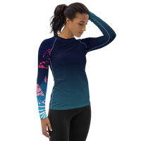 FIND YOUR COAST APPAREL - Original Women's Victory Sleeve Performance Rash Guard UPF 40+