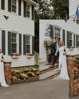 BLUSHFASHION - Original Ivory Wedding Dress With a Slit & Train #1179