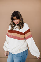 LIVING FREE BEAUTY - Original Cuddle Up Striped Sweater