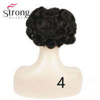 Original Short Messy Curly Dish Hair Bun Extension Easy Stretch Hair Combs Clip in Ponytail Extension Scrunchie Chignon Ponytail