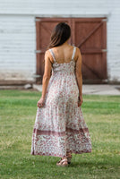 LIVING FREE BEAUTY - Original Boho Chic Floral Maxi Dress