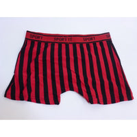 Boxer man in black striped - Milan - Size XL/XXL