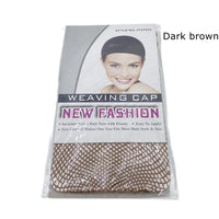 20 Packs NEW Fashion  Weaving Cap Stretchable Elastic Hair Net Top Open Snood Wig Cap Hairnet Hair Mesh