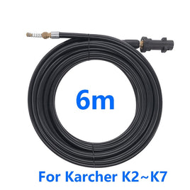 6m 10m 15m 20 Meters X 2320psi/ 160bar Sewer Drain Water Cleaning Hose for Karcher K1 K2 K3 K4 K5 K6 K7 High Pressure Washer