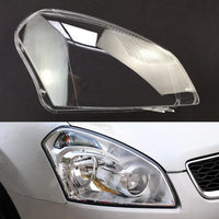 YJWAUTO - Original Headlamp Lens for Nissan Qashqai 2008~2015 Headlight Cover Car Light Glass Replacement Auto Shell Projector Lens