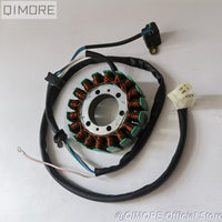 QIMORE OFFICIAL STORE - Original 18 Coil Magneto Stator for Motorcycle Virago XV250 v Star Route 66 Keeway Supershadow Cruiser Dorado Vento V-Thunder COLT 2V49FM