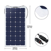 ACOPOWER 440Watts Flexible Solar RV Kit W/ 40A Waterproof Charge Controller