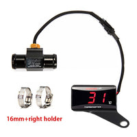 NORXI - Original Motorcycle KOSO Water Temperature Mini Meter for XMAX250 300 NMAX CB 400 CB500X Sensor Thermomete Temp Gauges Scooter Racing