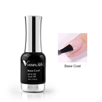 Venalisa 12ml Supper Diamond Top Coat Supply Nail Art Enamel Gel Nail Polish Shining Glitter Sequin Starry Platinum Paint Gel