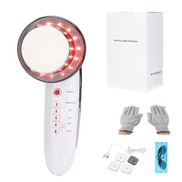 6 in 1 EMS Body Slimming Massager Ultrasonic LED Cavitation Galvanic Ultrasound Infrared Weight Lose Therapy Massager