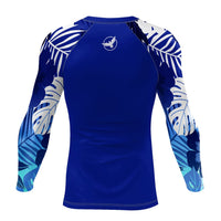 Men's Tropical Sleeve Royal Performance Rash Guard UPF 40