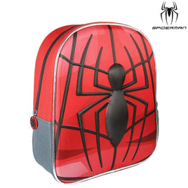 3d Spiderman Red Kids Backpack - Official Product