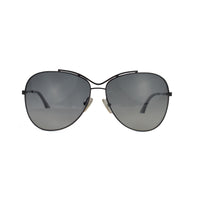 Hugo Boss Aviator sunglasses - Black metal frame, grey lenses - 0037/S