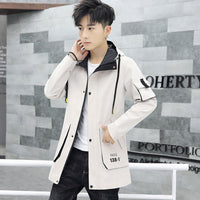 2022 Mens Winter Business Parkas Plus Size Casual Warm Thick Fur Collar Hooded Jacket Men Luxury Outwear Waterproof Parka Coat