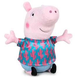 Original Peppa Pig Plush 20cm Blue  Dress with cactus