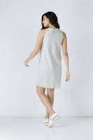 CONQUISTA FASHION - Original Linen Sand Sleeveless Sack Dress