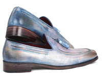 Paul Parkman Tassel Loafers Lila Hand-Painted (ID#083-LIL)