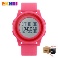 SKMEI Men Women LED Digital Watch Sport Thin Watches Waterproof Male Female Wristwatches Relogio Masculino Feminino Clock 1206