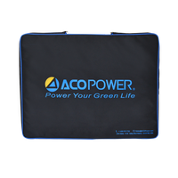 ACOPower Plk 120W Portable Solar Panel Kit, Lightweight Briefcase With 20A Charge Controller