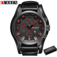 Curren 8225 Army Military Quartz Mens Watches Top Brand Luxury Leather Men Watch Casual Sport Male Clock Watch Relogio Masculino