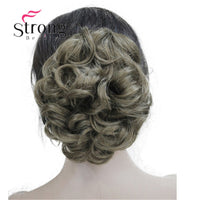 StrongBeauty Short Ponytail Hair Piece Extension Synthetic Hair Wavy Claw Clip in/on Hairpiece COLOUR CHOICES