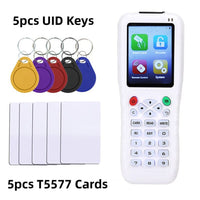 English Version iCopy With Full Decode Function Smart Card Key Machine 3 5 8 RFID NFC Copier IC ID Reader Writer Duplicator