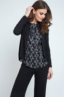 CONQUISTA FASHION - Original Cardigan With Pattern Detail