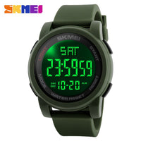 SKMEI Top Luxury Sport Watch Men Alarm Clock 5Bar Waterproof Watches Multifunction Digital Watch Reloj Hombre 1257