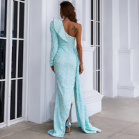 EVELYN BELLUCI - Original Rayne One Shoulder Sequin Gown