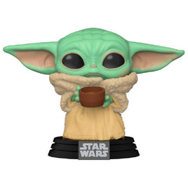 POP figure Star Wars Mandalorian The Child with Cup