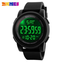 SKMEI Top Luxury Sport Watch Men Alarm Clock 5Bar Waterproof Watches Multifunction Digital Watch Reloj Hombre 1257