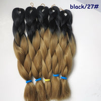 Desire for Hair 10packs Per Lot 24inch 100g Synthetic Braiding Hair Jumbo Braids 3 Tone Omber Blonde Lavender Color