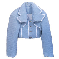 MARIGOLDSHADOWS - Original Kisho Fuzzy Top and Collared Jacket